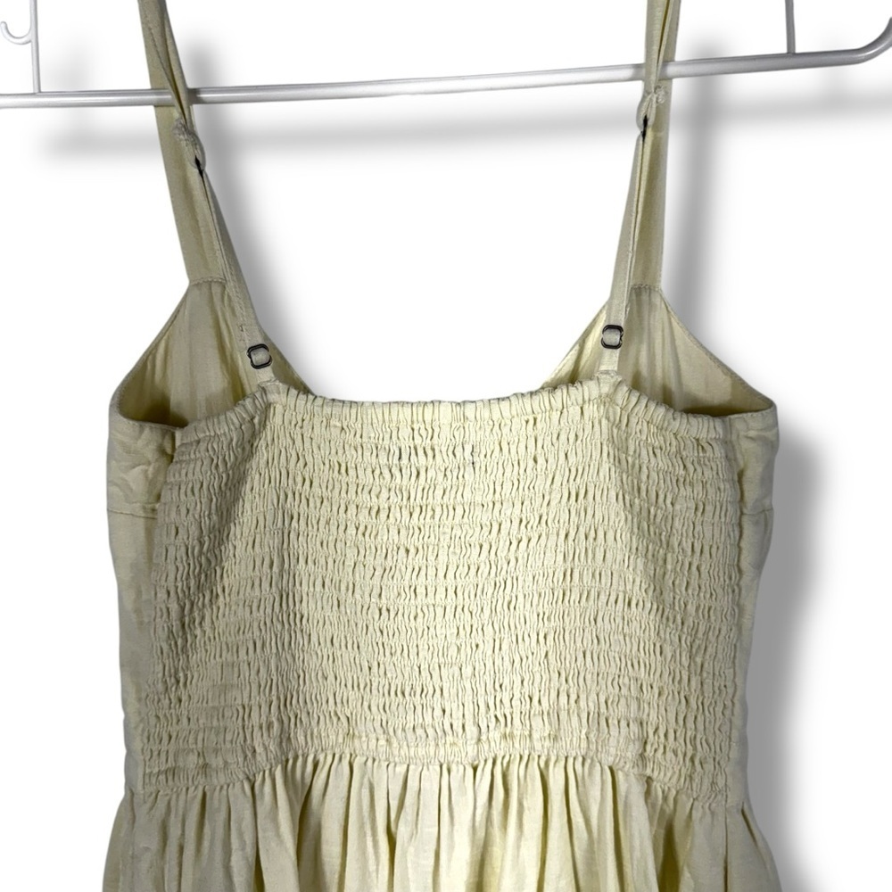 4 for $40 SALE! Abercrombie & Fitch Knot-Front Dress, Pale Yellow, Size Small - Picture 12 of 14